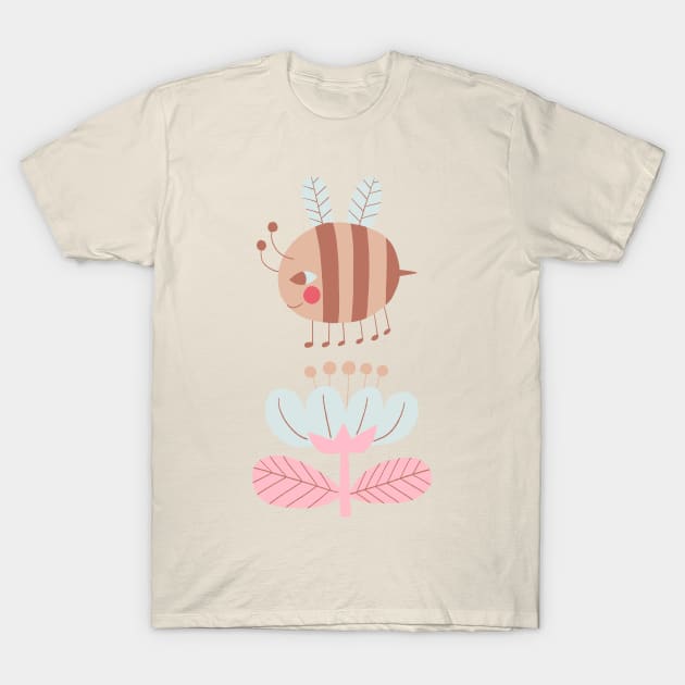 Bumblebee Flower T-Shirt by Rebelform